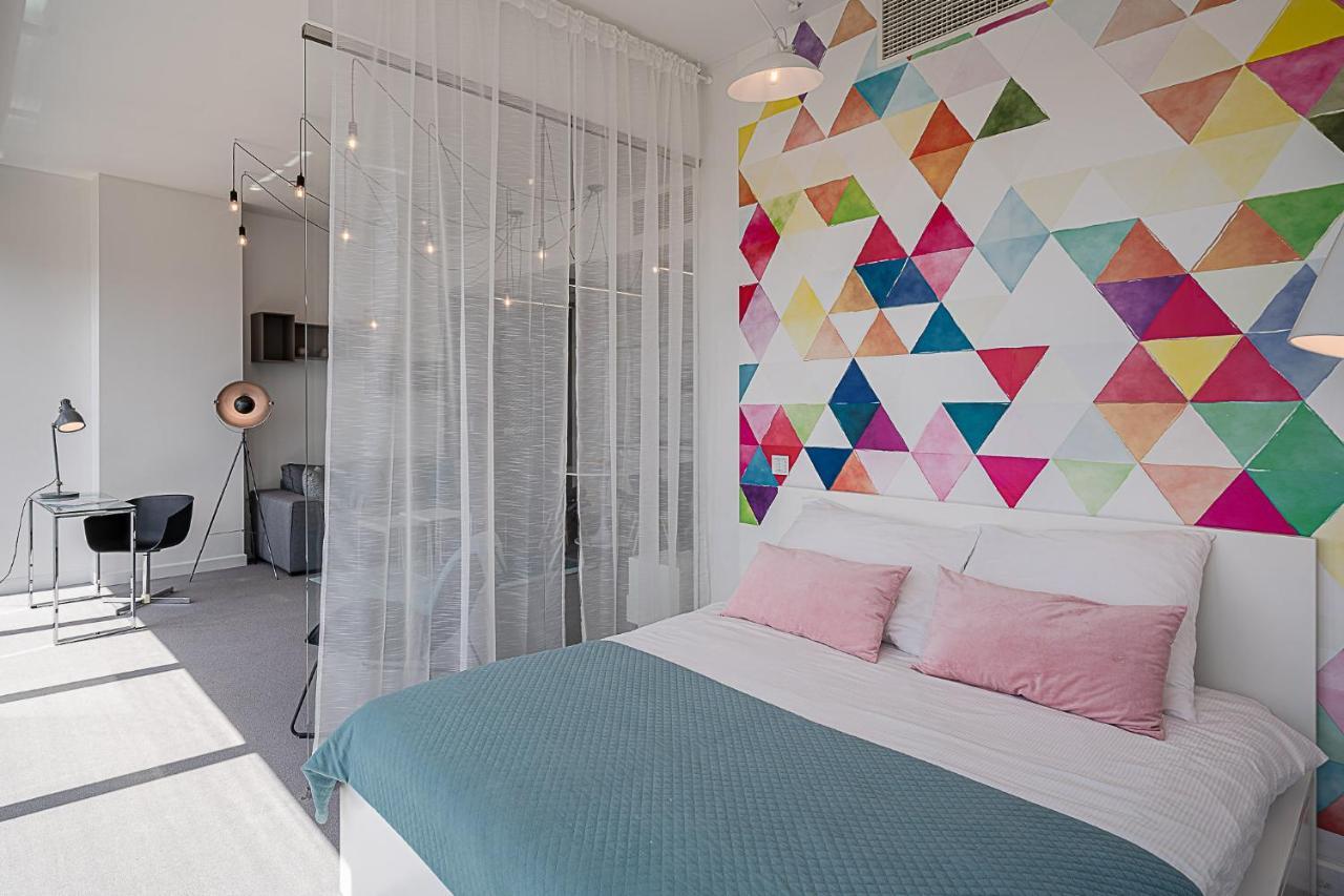 Rentplanet - Apartament Sky Tower 브로츠와프 외부 사진