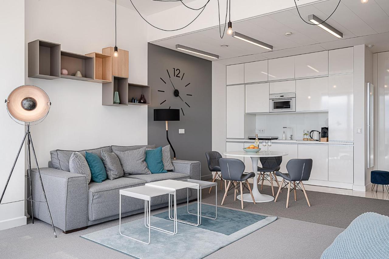 Rentplanet - Apartament Sky Tower 브로츠와프 외부 사진